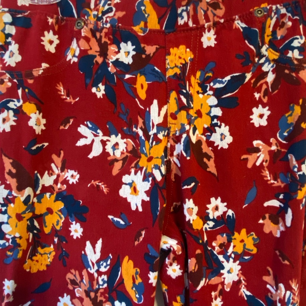 Floral Cotton Jeggings